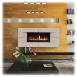 Serenade fireplace by Parent Heating & Cooling Inc.